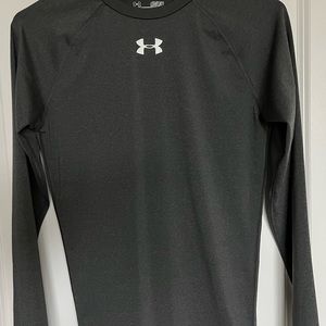 Under Armour Compression Heat Gear Long Sleeve Gray Tee